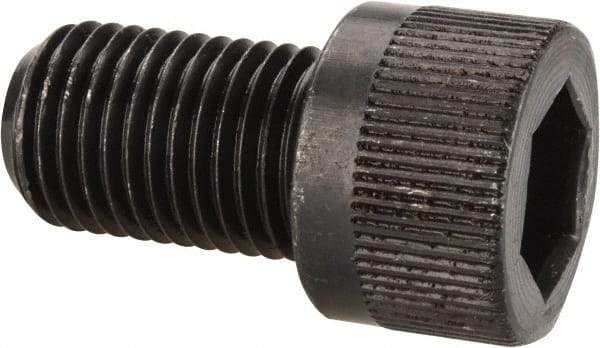 Made in USA - 3/8-24 UNF Hex Socket Drive, Socket Cap Screw - Alloy Steel, Black Oxide Finish, Fully Threaded, 5/8" Length Under Head - Industrial Tool & Supply