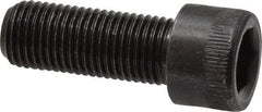 Made in USA - 3/8-24 UNF Hex Socket Drive, Socket Cap Screw - Alloy Steel, Black Oxide Finish, Fully Threaded, 1" Length Under Head - Industrial Tool & Supply