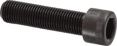 Made in USA - 3/8-24 UNF Hex Socket Drive, Socket Cap Screw - Alloy Steel, Black Oxide Finish, Fully Threaded, 1-1/2" Length Under Head - Industrial Tool & Supply