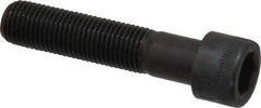 Made in USA - 3/8-24 UNF Hex Socket Drive, Socket Cap Screw - Alloy Steel, Black Oxide Finish, Partially Threaded, 1-3/4" Length Under Head - Industrial Tool & Supply