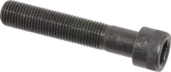 Made in USA - 3/8-24 UNF Hex Socket Drive, Socket Cap Screw - Alloy Steel, Black Oxide Finish, Partially Threaded, 2" Length Under Head - Industrial Tool & Supply