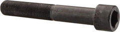 Made in USA - 3/8-24 UNF Hex Socket Drive, Socket Cap Screw - Alloy Steel, Black Oxide Finish, Partially Threaded, 3" Length Under Head - Industrial Tool & Supply