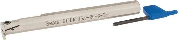 Iscar - GEHI, Right Hand, 0.095 to 1/8" Groove Width, Indexable Grooving Tool Holder - GEMI.., GEPI.. Insert Compatibility, 6" OAL, Through Coolant - Industrial Tool & Supply