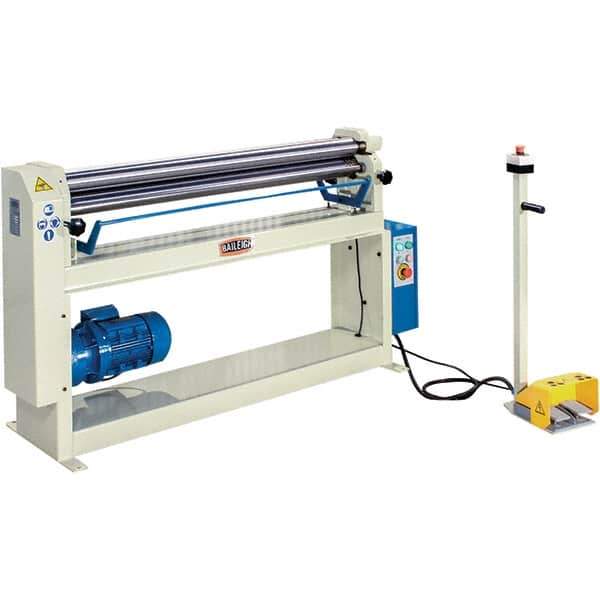 Baileigh - Slip Rolls Machine Type: Floor Power Type: Electric - Industrial Tool & Supply