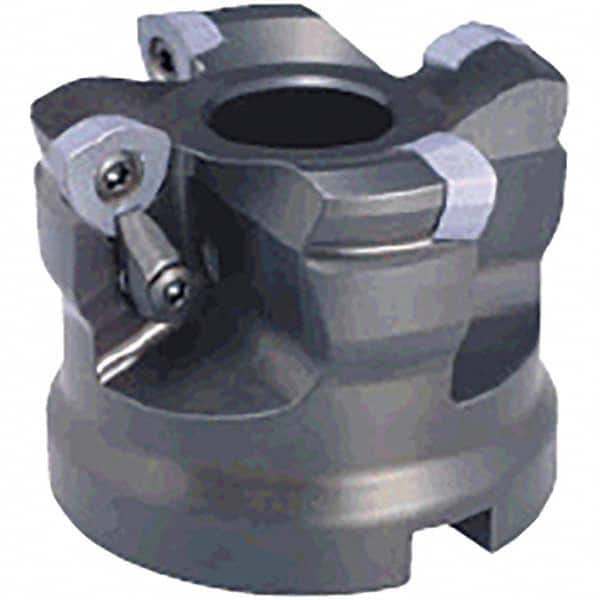 Tungaloy - 3" Cut Diam, 1" Arbor Hole, Indexable High-Feed Face Mill - Industrial Tool & Supply
