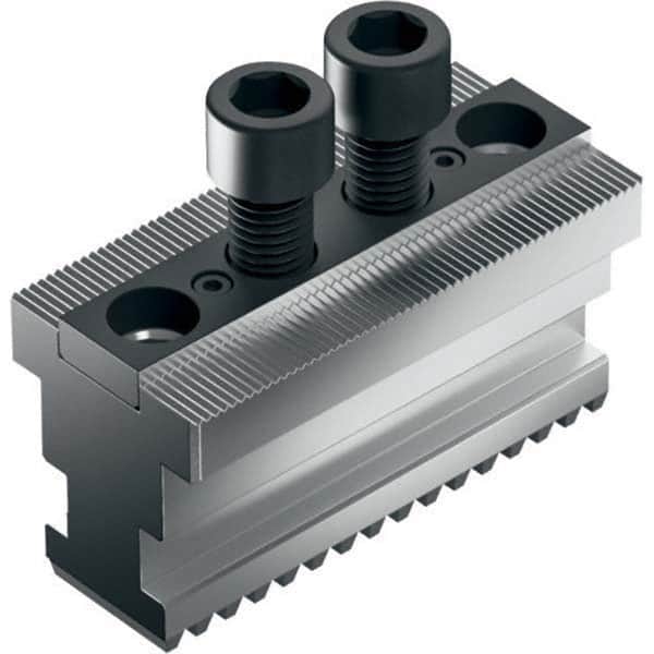 Schunk - 10" Max Chuck Diam Serrated Hard Lathe Chuck Master Jaws - Industrial Tool & Supply