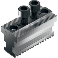 Schunk - 10" Max Chuck Diam Serrated Hard Lathe Chuck Master Jaws - Industrial Tool & Supply