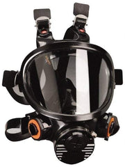 3M - Series 7800S, Size M Full Face Respirator - 6-Point Suspension, Bayonet & DIN Connection - Industrial Tool & Supply