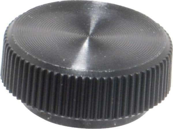 Made in USA - Knurled Plastic Thumb Screw - 13mm OAL, 13mm Head Diam x 5.5mm Head Height - Industrial Tool & Supply