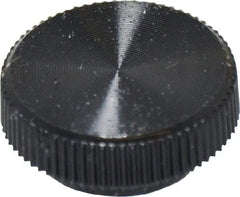 Made in USA - Knurled Plastic Thumb Screw - 16mm OAL, 16mm Head Diam x 6.5mm Head Height - Industrial Tool & Supply
