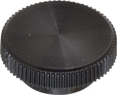 Made in USA - Knurled Plastic Thumb Screw - 19mm OAL, 19mm Head Diam x 7.6mm Head Height - Industrial Tool & Supply