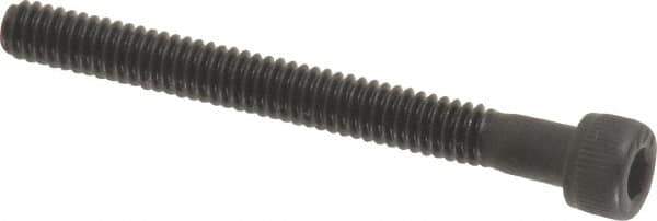 Value Collection - #5-40 UNC Hex Socket Drive, Socket Cap Screw - Alloy Steel, Black Oxide Finish, Partially Threaded, 1-1/4" Length Under Head - Industrial Tool & Supply