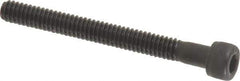 Value Collection - #5-40 UNC Hex Socket Drive, Socket Cap Screw - Alloy Steel, Black Oxide Finish, Partially Threaded, 1-1/4" Length Under Head - Industrial Tool & Supply