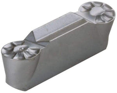 Iscar - 328GIM A Grade IC20, 3.2mm Cutting Width Carbide Grooving Insert - Right Hand, 0.22mm Corner Radius, Uncoated - Industrial Tool & Supply