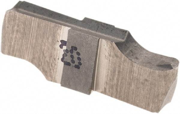 Iscar - GIPI2.39-1.20 Grade IC20, 3/32" Cutting Width, Double End, Carbide Grooving Insert - Uncoated, 1/4" Depth of Cut, Neutral Hand, 1.2mm Corner Radius - Industrial Tool & Supply