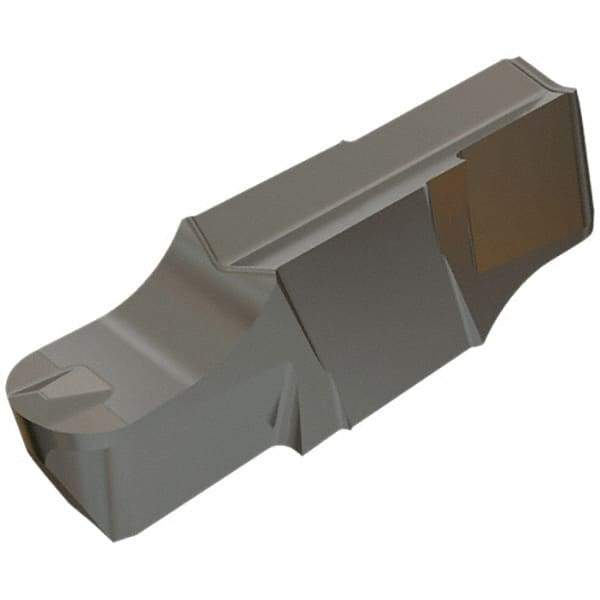 Iscar - 40020GIPI Grade IC20, 4mm Cutting Width Carbide Grooving Insert - Right Hand, 2mm Corner Radius, Uncoated - Industrial Tool & Supply