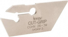 Iscar - 2.8 to 4mm Groove Width, 20mm Max Depth of Cut, Neutral Cut, CGHN Indexable Grooving Blade - Multiple Insert Styles, Series Cut Grip - Industrial Tool & Supply