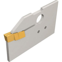 Iscar - 2.8 to 4mm Groove Width, 19mm Max Depth of Cut, Neutral Cut, CGHN Indexable Grooving Blade - GIF 4.00E-2.00, GIM 3UT-1.5RA, GIMN 302, GIMN 406, GIMY 315, GIMY 420, GITM 3.00K-1.50, GITM 4.00K-2.00 Insert Style, Series Cut Grip - Industrial Tool & Supply