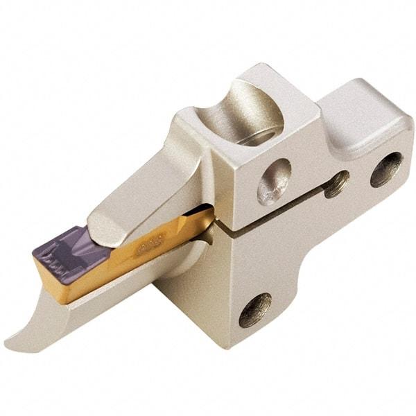Iscar - Left Hand Cut, 8mm Insert Width, Cutoff & Grooving Support Blade for Indexables - 25mm Max Depth of Cut - Industrial Tool & Supply