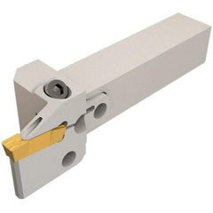 Iscar - GHA, External, Right Hand, 1" Max Depth of Cut, Indexable Grooving Tool Holder - GDM.. 808, GI.. 8.. Insert Compatibility, 1" Shank Height, 1" Shank Width, 5" OAL - Industrial Tool & Supply