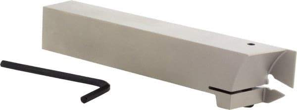 Iscar - External Thread, 0.67" Max Depth of Cut, 0.016" Min Groove Width, 6" OAL, Left Hand Indexable Grooving Cutoff Toolholder - 1" Shank Height x 1" Shank Width, GI.. Insert Style, GHG Toolholder Style, Series Cut Grip - Industrial Tool & Supply