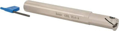 Iscar - GHI, Internal, Left Hand, 0.197" Max Depth of Cut, 0.098 to 0.157" Groove Width, Indexable Grooving Tool Holder - GIFI.., GIMY.., GINI.., GIPI.., TIPI.. Insert Compatibility, 1" Shank Width, 8" OAL - Industrial Tool & Supply