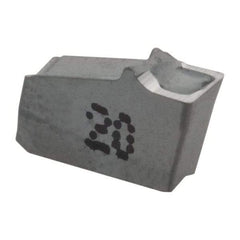 Iscar - 3GFF Grade IC20, 3mm Cutting Width Carbide Cut-Off Insert - Right Hand, 0.3mm Corner Radius, Uncoated - Industrial Tool & Supply