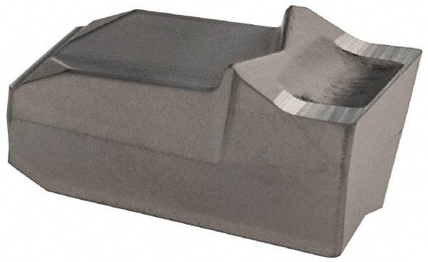 Iscar - 6GFF Grade IC20, 6mm Cutting Width Carbide Cut-Off Insert - Neutral, 0.25mm Corner Radius, Uncoated - Industrial Tool & Supply