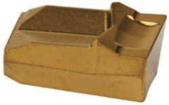 Iscar - 6GFF Grade IC656, 6mm Cutting Width Carbide Cut-Off Insert - Neutral, 0.25mm Corner Radius, TiC/TiCN/TiN Finish - Industrial Tool & Supply