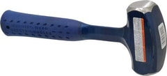 Estwing - 3 Lb Head, 11" Long Drilling Hammer - Steel Head, 1-21/64" Face Diam, 10-15/16" Long Head, Steel Handle with Grip - Industrial Tool & Supply