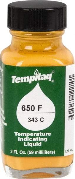 Tempil - 650°F Temp Indicating Liquid - 2 Ounce Container, 343°C - Industrial Tool & Supply