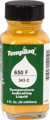 Tempil - 650°F Temp Indicating Liquid - 2 Ounce Container, 343°C - Industrial Tool & Supply