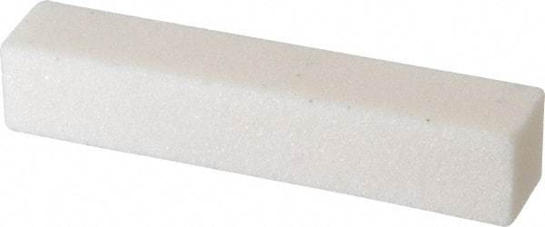 Norton - 60 Grit Aluminum Oxide Square Dressing Stick - 4 x 3/4 x 3/4, Medium Grade, Vitrified Bond - Industrial Tool & Supply
