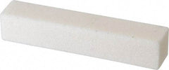 Norton - 60 Grit Aluminum Oxide Square Dressing Stick - 4 x 3/4 x 3/4, Medium Grade, Vitrified Bond - Industrial Tool & Supply