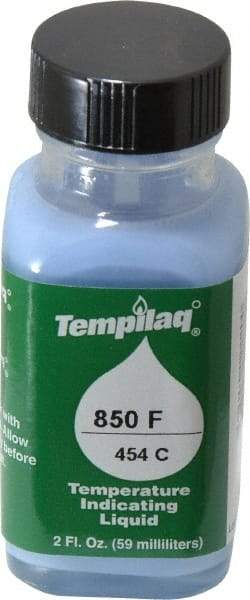 Tempil - 850°F Temp Indicating Liquid - 2 Ounce Container, 454°C - Industrial Tool & Supply
