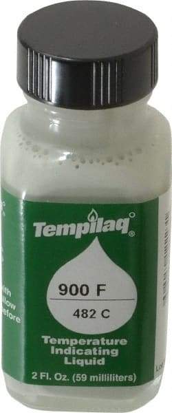 Tempil - 900°F Temp Indicating Liquid - 2 Ounce Container, 482°C - Industrial Tool & Supply