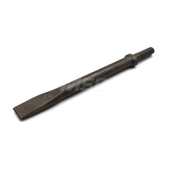 Hammer & Chipper Replacement Chisels; Type: Flat Chisel; Head Width (Decimal Inch): 1.0000; Shank Length: 12 in; Shank Diameter (Decimal Inch): 0.5800; Drive Type: Hex; Overall Length: 12.00; Shank Shape: Round; Material: Steel; For Use With: Ingersoll Ra