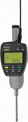 Mitutoyo - 0 to 2" Range, 0.00005, 0.0001, 0.0005 & 0.001" Graduation, Electronic Drop Indicator - Accurate to 0.00012", English & Metric System, LCD Display - Industrial Tool & Supply