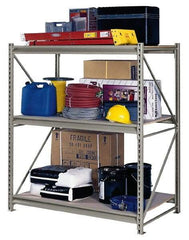 Edsal - 16,000 Lb Capacity Bulk Storage Welded Rack End - 2" Wide x 96" High x 36" Deep - Industrial Tool & Supply