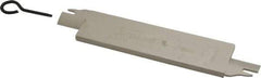 Iscar - 1.2598" Blade Height, 0.2047" Blade Width, 5.9055" OAL, Right Hand Cut, Double End Indexable Cut-Off Blade - 20mm Max Depth of Cut, SGFFH Blade, Self Grip Series - Industrial Tool & Supply