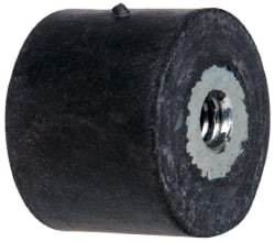 Tech Products - 55 Lb Capacity, 1/4-20 Plate/Plate Vibration Isolator - 1" Diam, 3/4" High - Industrial Tool & Supply