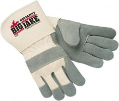 MCR Safety - Leather Work Gloves - Industrial Tool & Supply