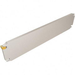 Iscar - 9 to 10mm Groove Width, Neutral Cut, SGFH Indexable Grooving Blade - GFN-C, GFR/L-C Insert Style, Series Self-Grip - Industrial Tool & Supply