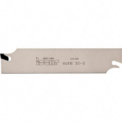 Iscar - 1.0236" Blade Height, 1/8" Blade Width, 2.4803" OAL, Neutral Cut, Single End Indexable Cut-Off Blade - SGFH Blade, Self Grip Series - Industrial Tool & Supply