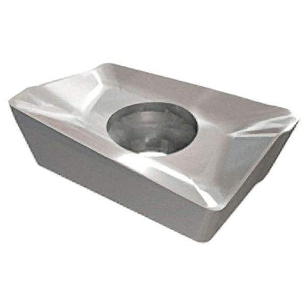 Iscar - APKT1003 8M Grade IC520M Carbide Milling Insert - TiCN Finish, 0.1398" Thick, 0.5mm Corner Radius - Industrial Tool & Supply