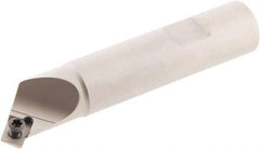 Iscar - 45° Lead Angle, 0.91" Max Cut Diam, 0.472" Min Cut Diam, 0.22" Max Depth of Cut, Indexable Chamfer and Angle End Mill - 1 Insert, SDMT-AD-N Insert Style, 3.94" Overall Length, Straight Shank, 45° Included Angle - Industrial Tool & Supply