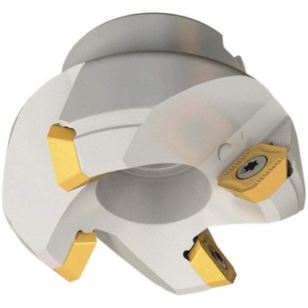 Iscar - 6.44" Cut Diam, 2" Arbor Hole, 0.26" Max Depth of Cut, 45° Indexable Chamfer & Angle Face Mill - 8 Inserts, SEKT\xB6SEMT Insert, 8 Flutes, Series IscarMill - Industrial Tool & Supply