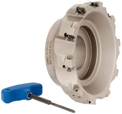 Iscar - 10 Inserts, 6" Cut Diam, 2" Arbor Diam, 0.56" Max Depth of Cut, Indexable Square-Shoulder Face Mill - 0/90° Lead Angle, 2.38" High, AD..1505.. & HM90 AD..1505.. Insert Compatibility, Series HM90 - Industrial Tool & Supply