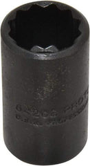Proto - 5/8", 1/2" Drive, Standard Hand Socket - 12 Points, 1-1/2" OAL, Alloy Steel, Black Finish - Industrial Tool & Supply