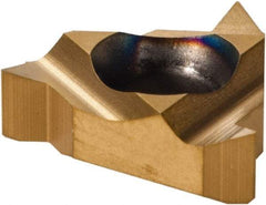 Iscar - 08IR Internal Right Hand 48-16 TPI Partial Profile 60° Laydown Threading Insert - Grade IC228, TiN Coated Carbide, 3/16" Inscribed Circle - Industrial Tool & Supply